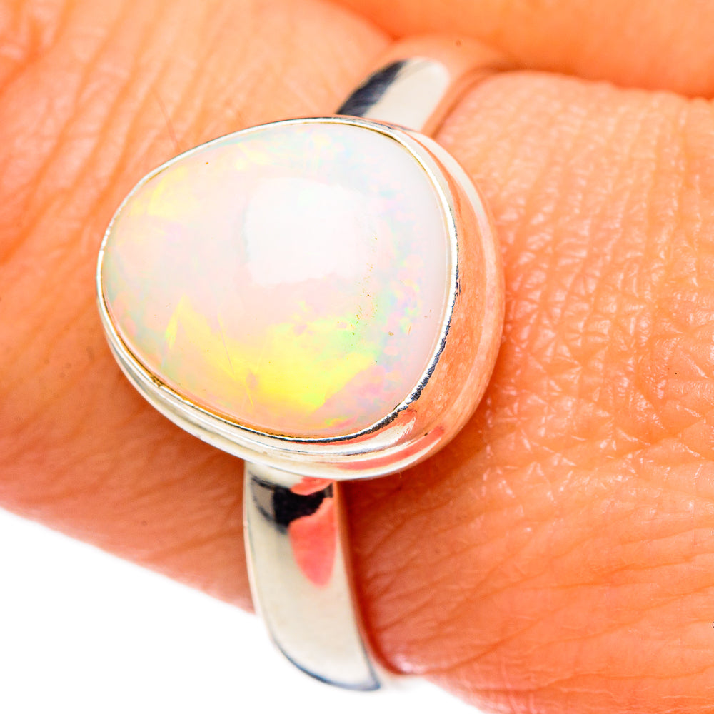 Ethiopian Opal Rings handcrafted by Ana Silver Co - RING98679