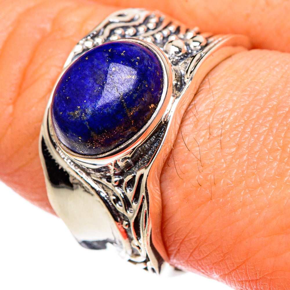 Lapis Lazuli Rings handcrafted by Ana Silver Co - RING98686