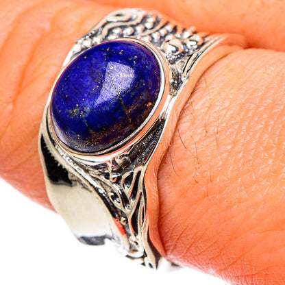 Lapis Lazuli Rings handcrafted by Ana Silver Co - RING98686