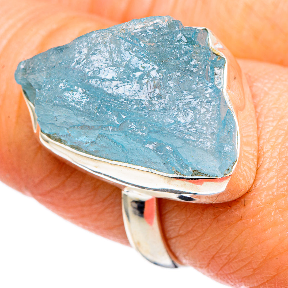 Aquamarine Rings handcrafted by Ana Silver Co - RING98688