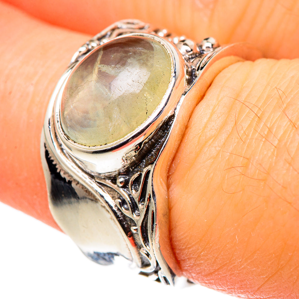 Prehnite Rings handcrafted by Ana Silver Co - RING98692