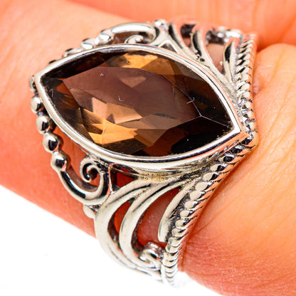 Smoky Quartz Rings handcrafted by Ana Silver Co - RING98694