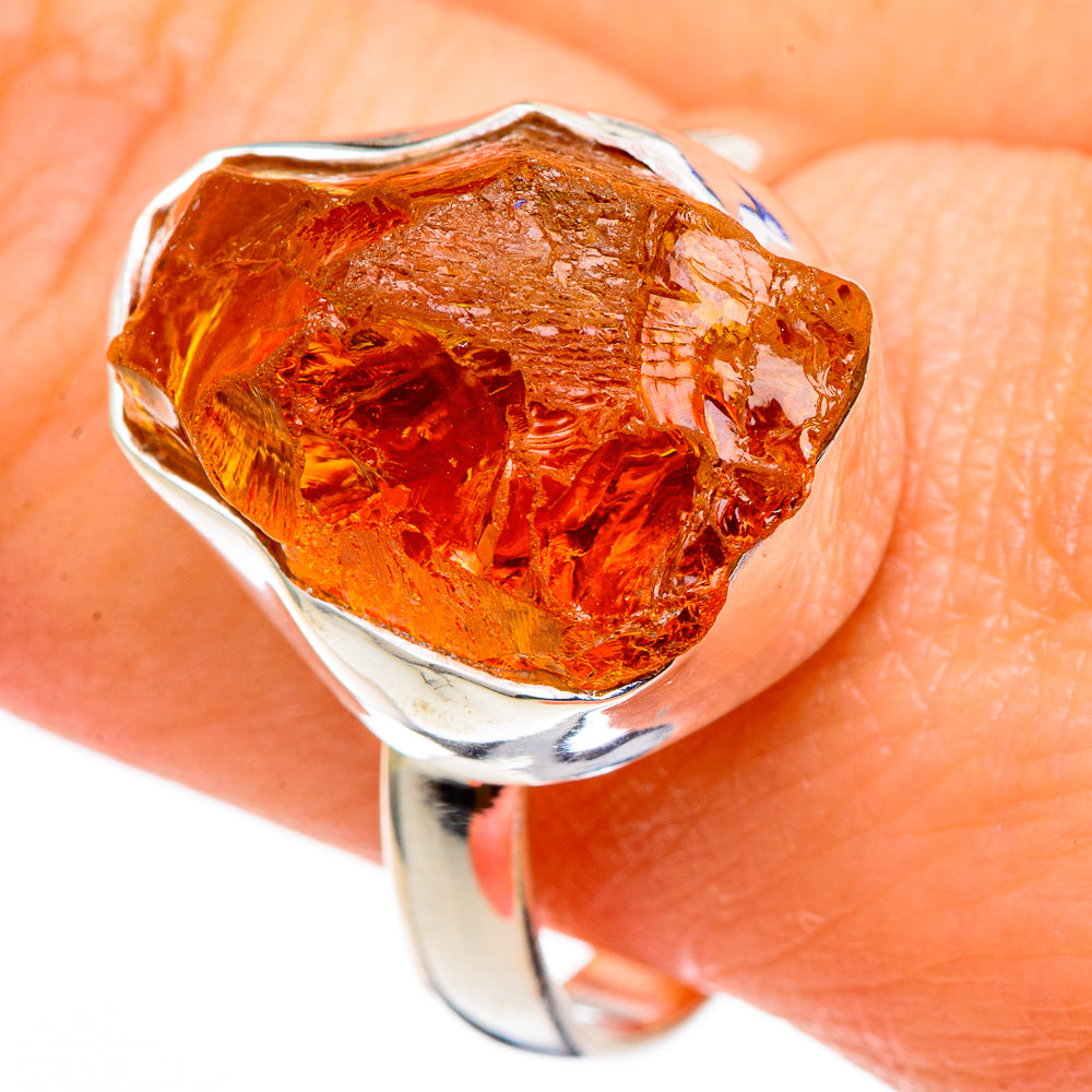 Citrine Rings handcrafted by Ana Silver Co - RING98697