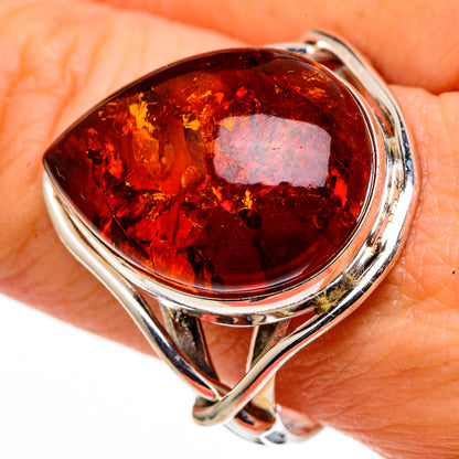 Baltic Amber Rings handcrafted by Ana Silver Co - RING98699