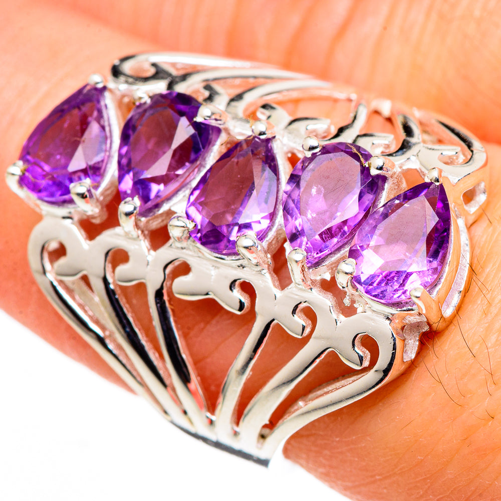 Amethyst Rings handcrafted by Ana Silver Co - RING98712