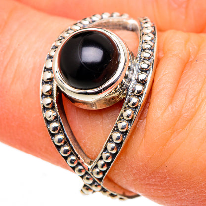 Black Onyx Rings handcrafted by Ana Silver Co - RING98715