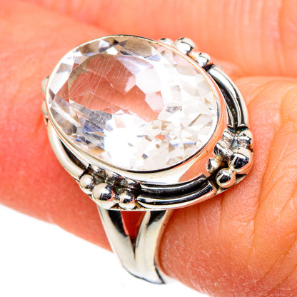 White Quartz Rings handcrafted by Ana Silver Co - RING98717