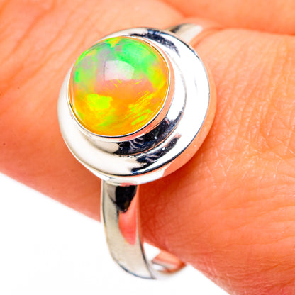 Ethiopian Opal Rings handcrafted by Ana Silver Co - RING98720