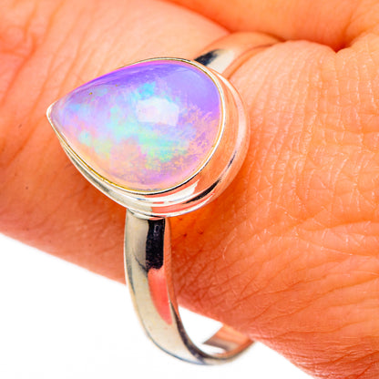 Ethiopian Opal Rings handcrafted by Ana Silver Co - RING98722