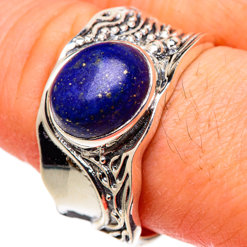 Lapis Lazuli Rings handcrafted by Ana Silver Co - RING98725