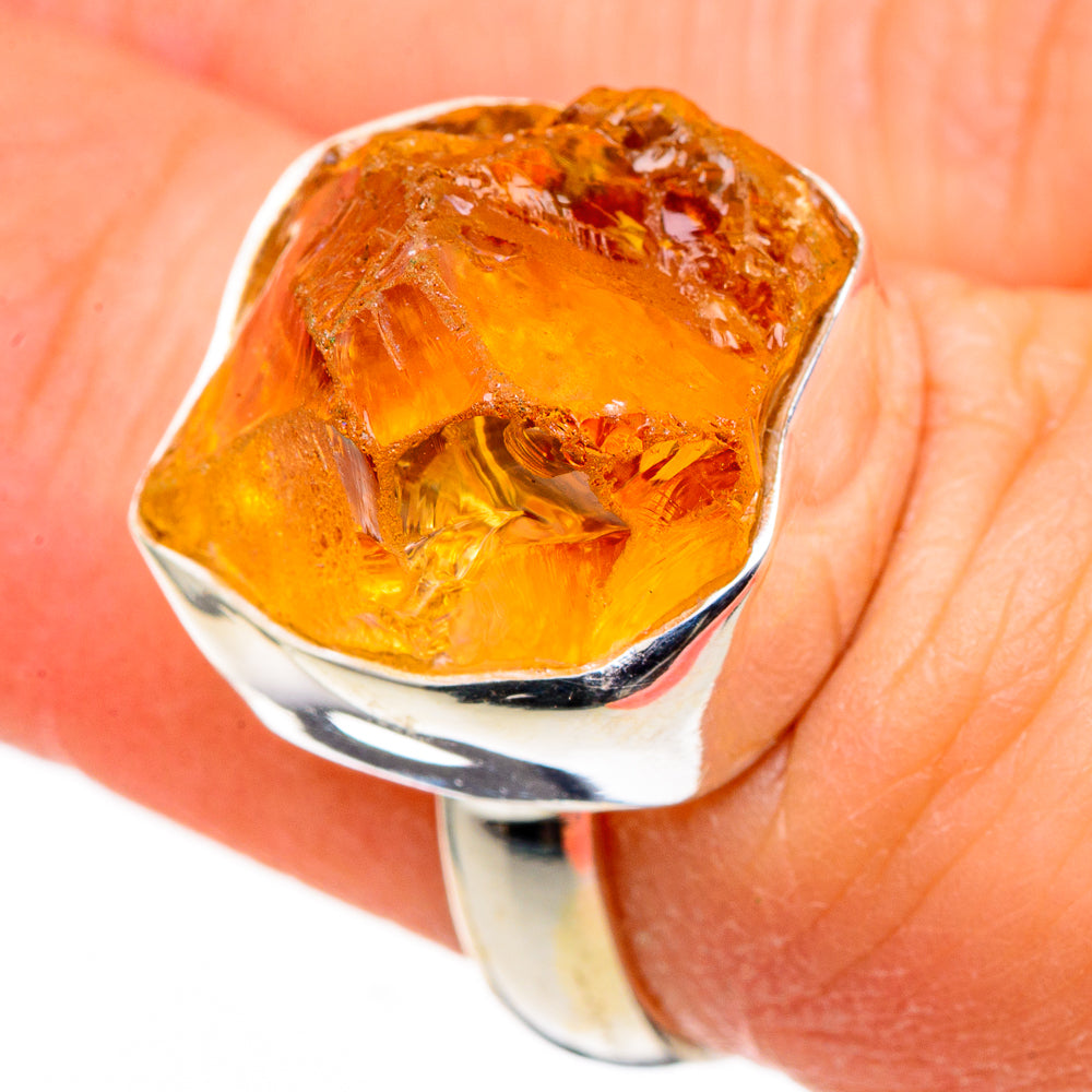Citrine Rings handcrafted by Ana Silver Co - RING98736