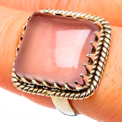 Rose Quartz Rings handcrafted by Ana Silver Co - RING98741