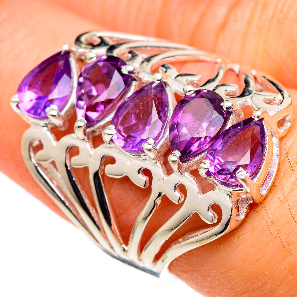 Amethyst Rings handcrafted by Ana Silver Co - RING98745
