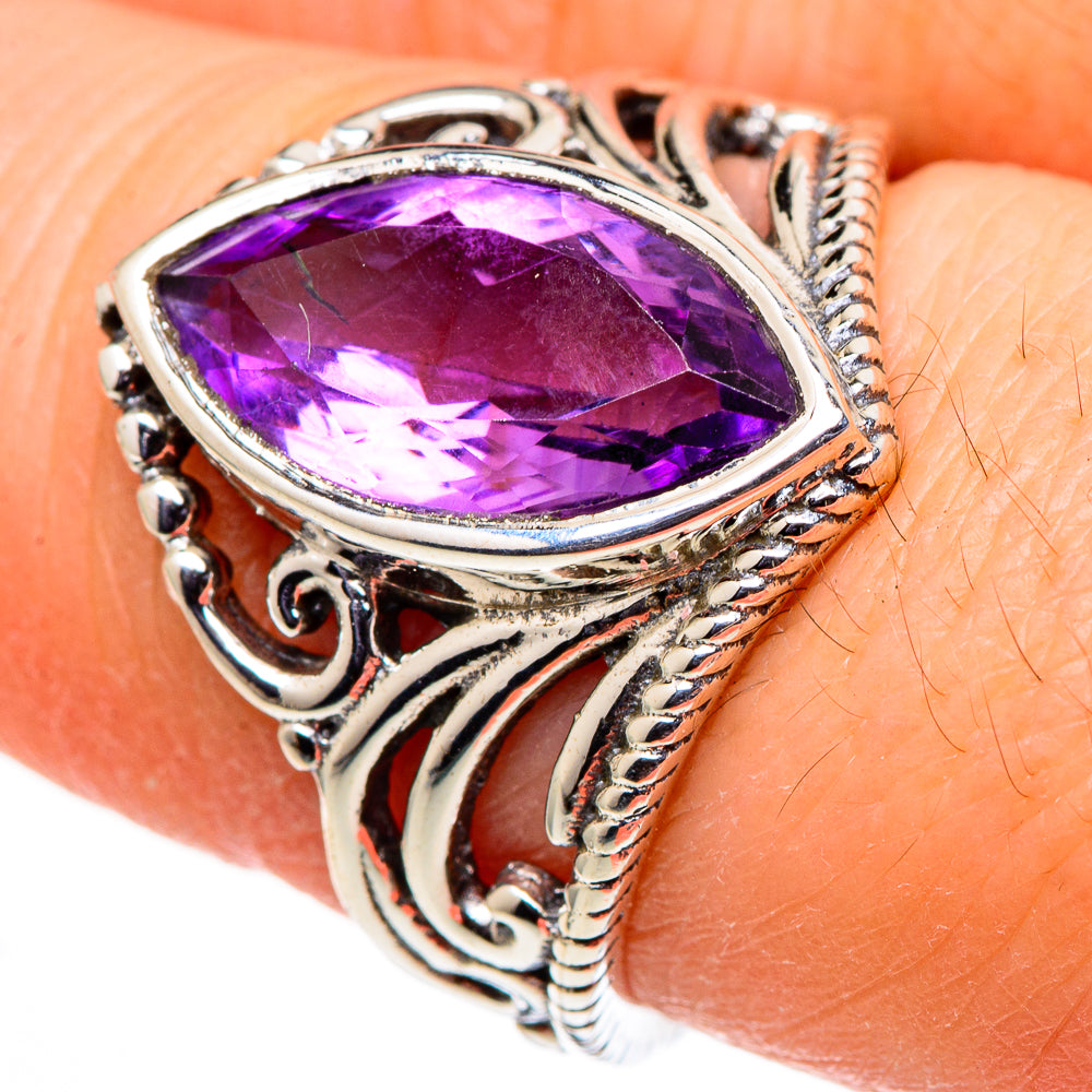 Amethyst Rings handcrafted by Ana Silver Co - RING98748