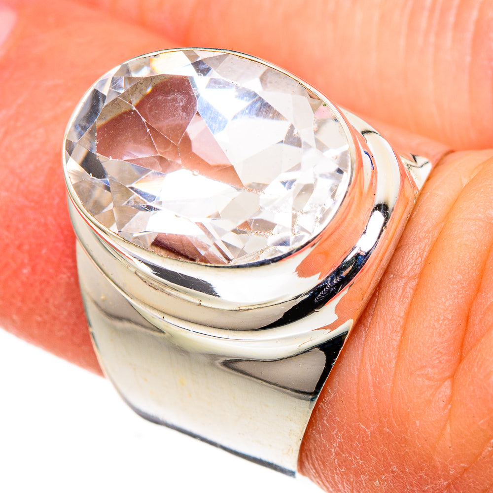 White Quartz Rings handcrafted by Ana Silver Co - RING98754