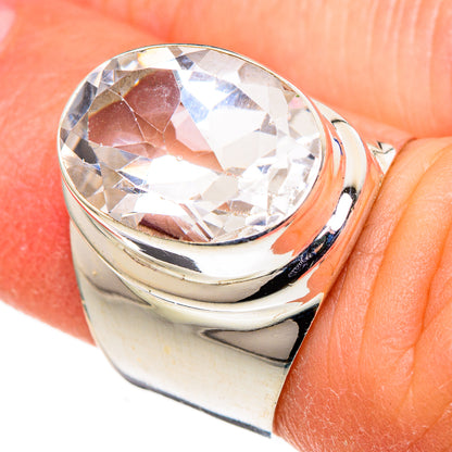 White Quartz Rings handcrafted by Ana Silver Co - RING98754