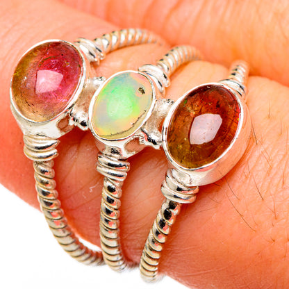 Ethiopian Opal Rings handcrafted by Ana Silver Co - RING98757