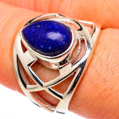 Lapis Lazuli Rings handcrafted by Ana Silver Co - RING98766