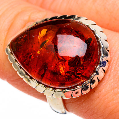 Baltic Amber Rings handcrafted by Ana Silver Co - RING98772