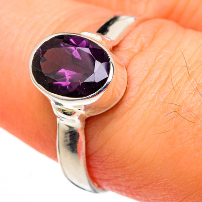 Purple Spinel Rings handcrafted by Ana Silver Co - RING98776