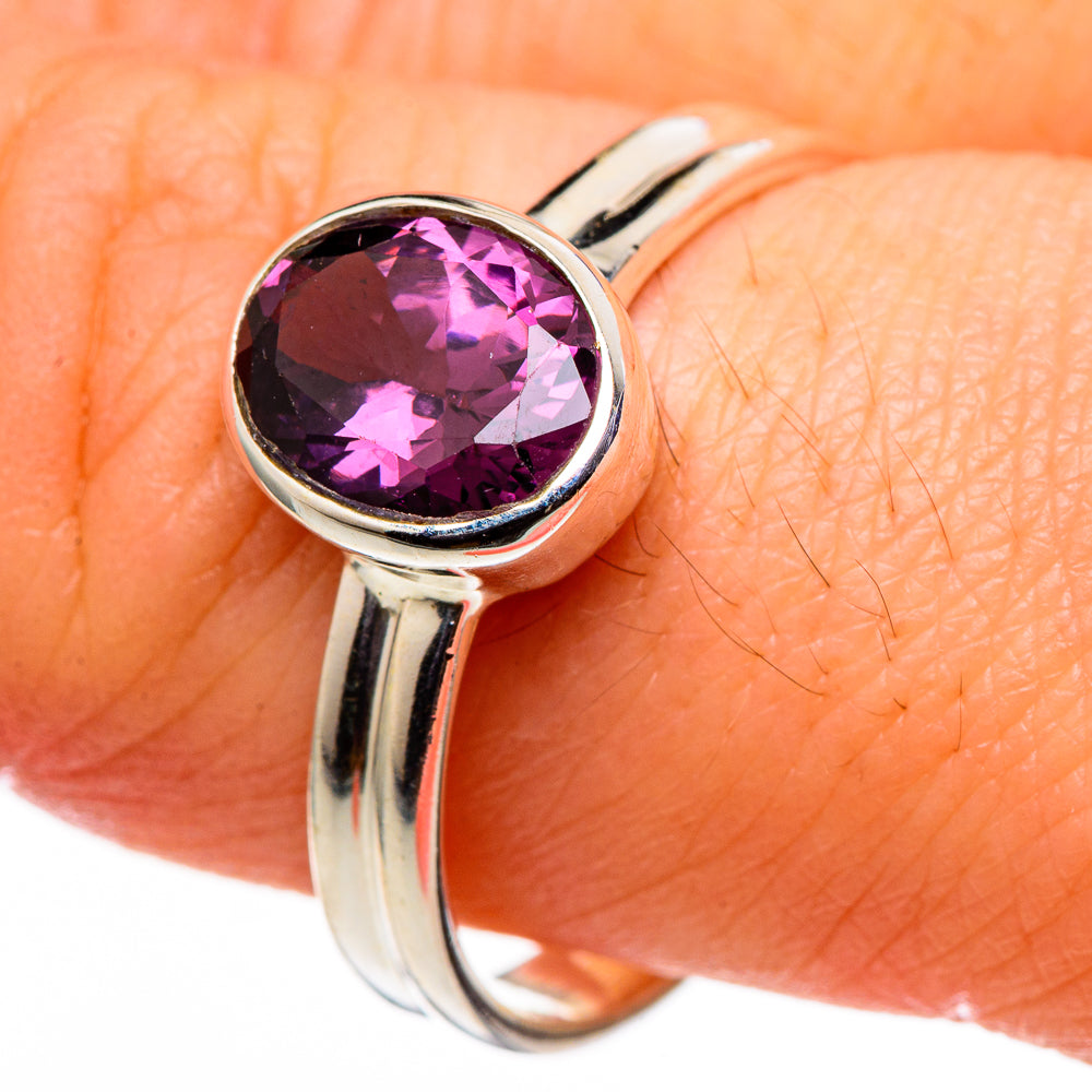 Purple Spinel Rings handcrafted by Ana Silver Co - RING98777