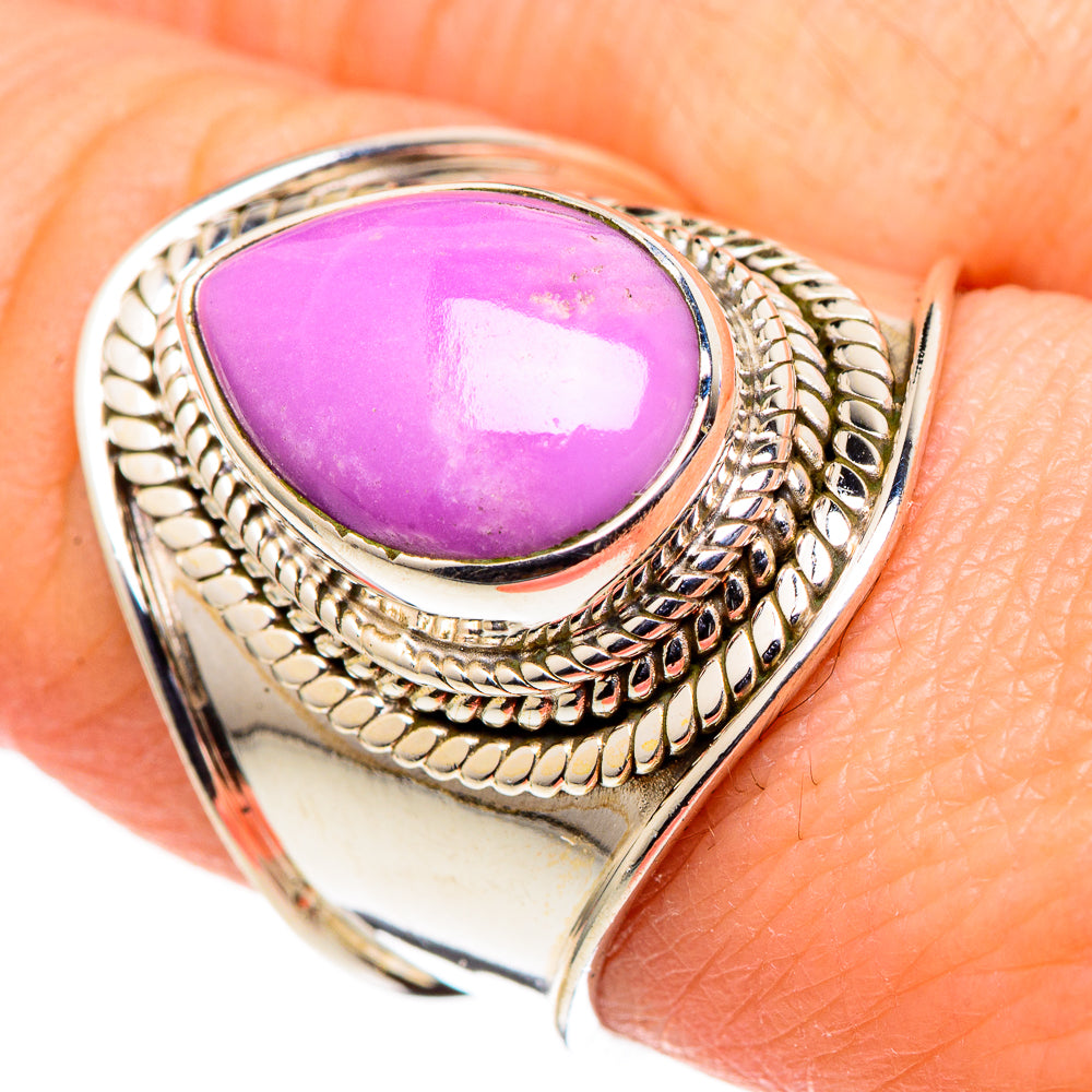 Phosphosiderite Rings handcrafted by Ana Silver Co - RING98788