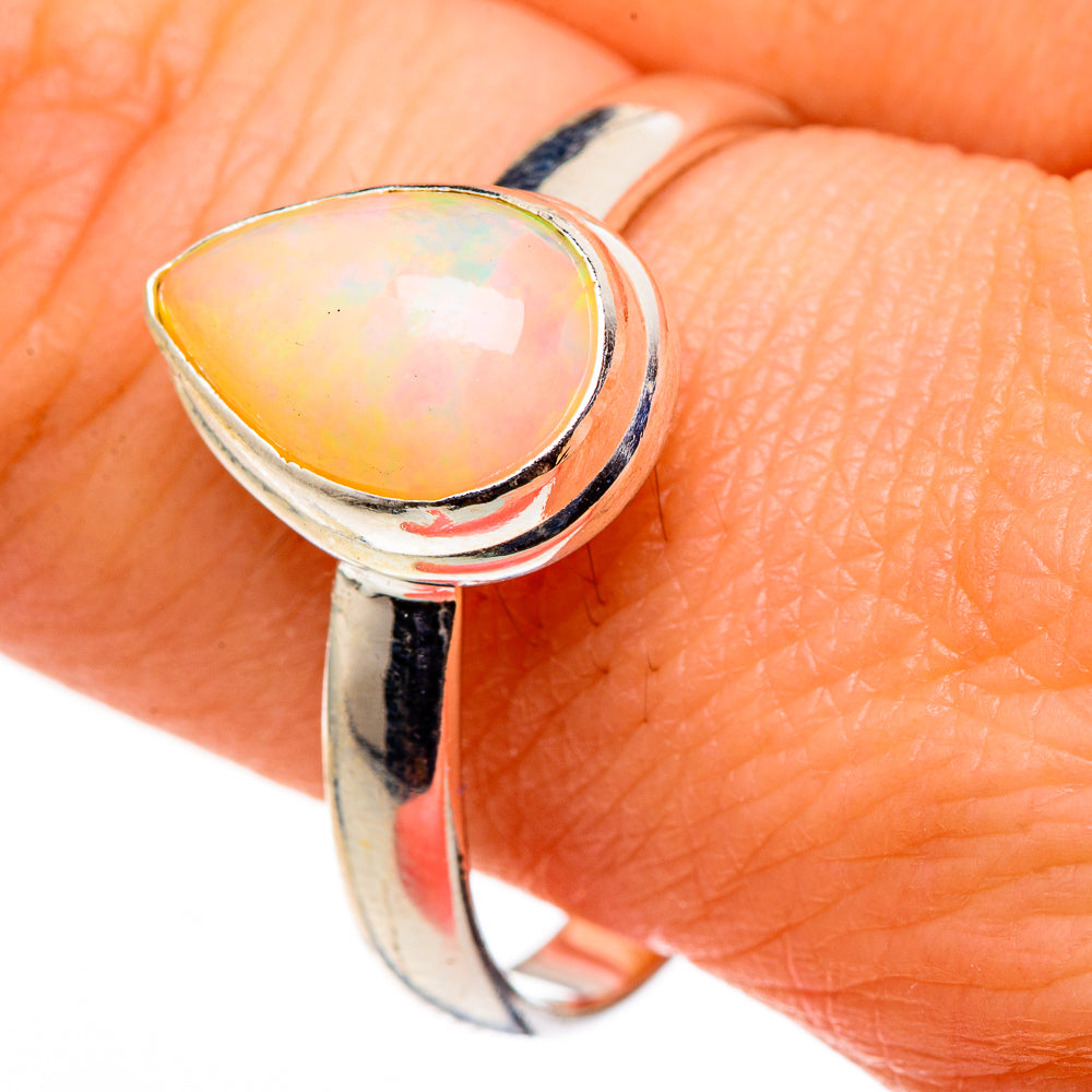 Ethiopian Opal Rings handcrafted by Ana Silver Co - RING98795