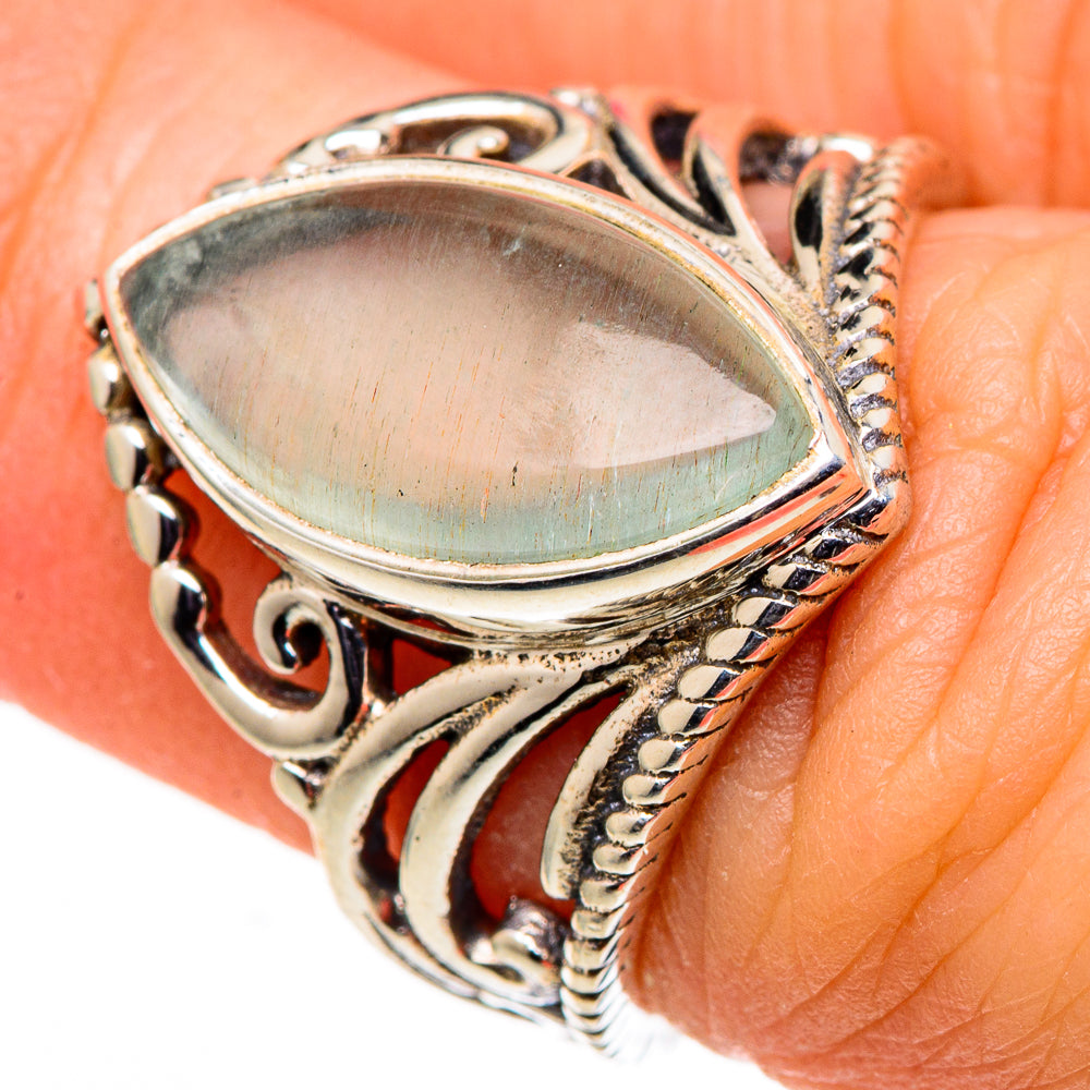Aquamarine Rings handcrafted by Ana Silver Co - RING98800