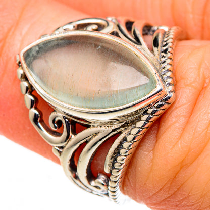 Aquamarine Rings handcrafted by Ana Silver Co - RING98800