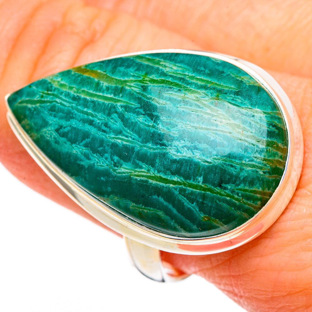 Amazonite Rings handcrafted by Ana Silver Co - RING98811