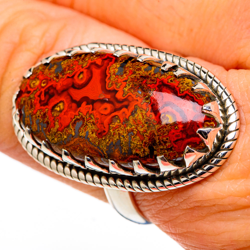 Mahogany Obsidian Rings handcrafted by Ana Silver Co - RING98819