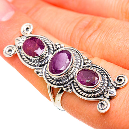 Ruby Rings handcrafted by Ana Silver Co - RING98822