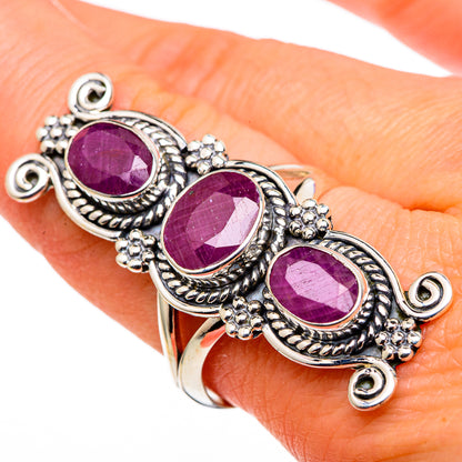 Ruby Rings handcrafted by Ana Silver Co - RING98823