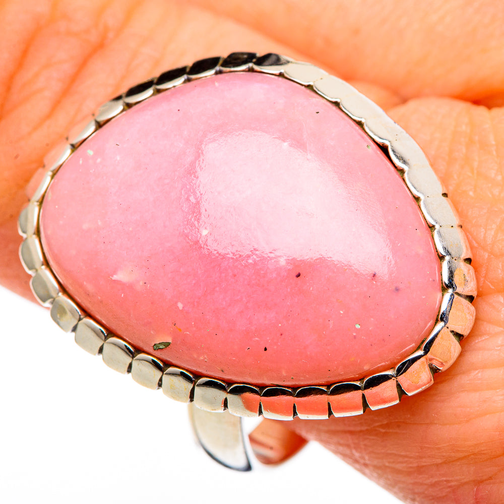 Pink Opal Rings handcrafted by Ana Silver Co - RING98824