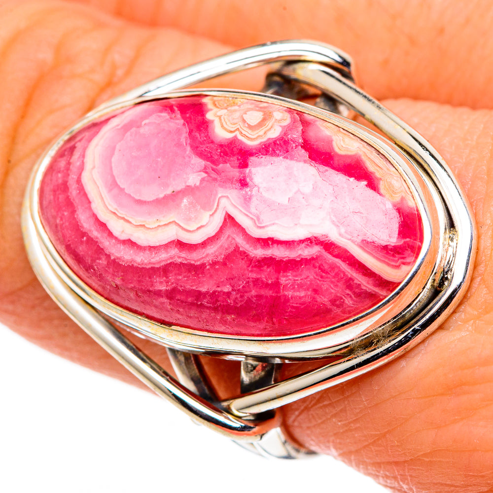 Rhodochrosite Rings handcrafted by Ana Silver Co - RING98828