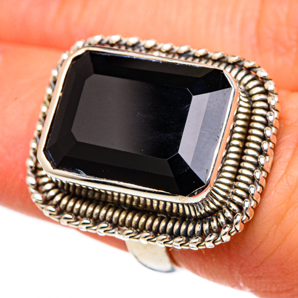 Black Onyx Rings handcrafted by Ana Silver Co - RING98835