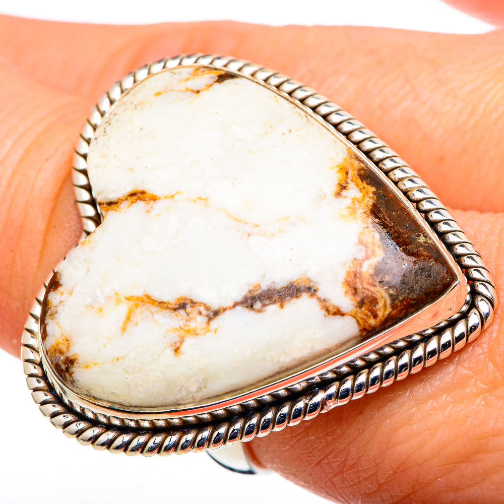 Peanut Wood Jasper Rings handcrafted by Ana Silver Co - RING98838