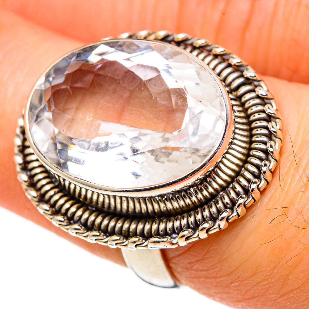 White Quartz Rings handcrafted by Ana Silver Co - RING98840