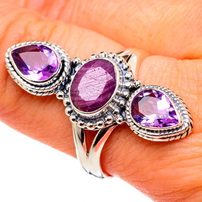 Ruby Rings handcrafted by Ana Silver Co - RING98847
