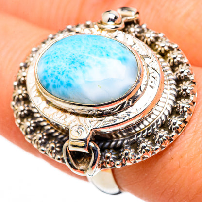 Larimar Rings handcrafted by Ana Silver Co - RING98852