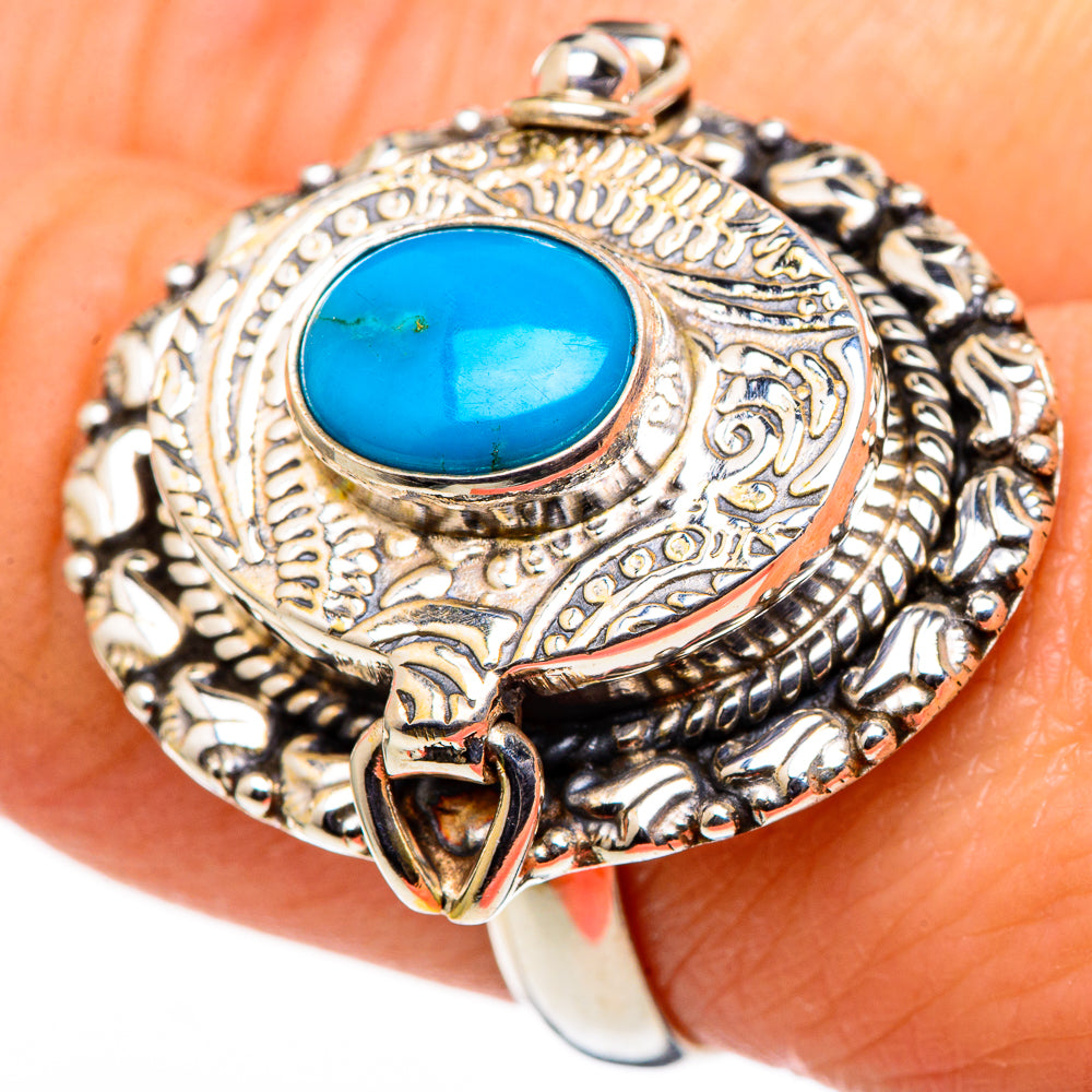 Larimar Rings handcrafted by Ana Silver Co - RING98853