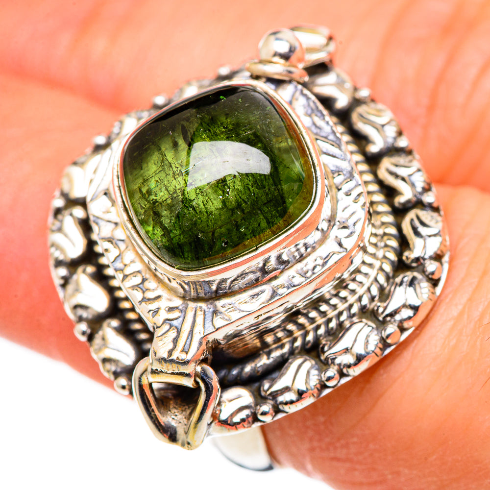 Green Aventurine Rings handcrafted by Ana Silver Co - RING98857