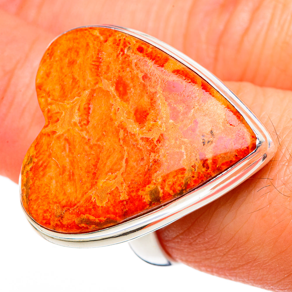 Sponge Coral Rings handcrafted by Ana Silver Co - RING98872