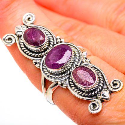 Ruby Rings handcrafted by Ana Silver Co - RING98875