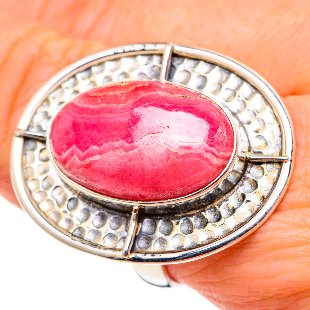 Rhodochrosite Rings handcrafted by Ana Silver Co - RING98876