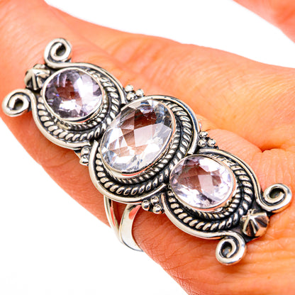 White Quartz Rings handcrafted by Ana Silver Co - RING98878