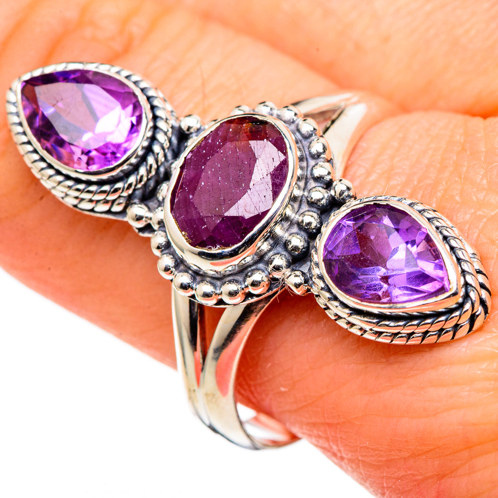 Ruby Rings handcrafted by Ana Silver Co - RING98885