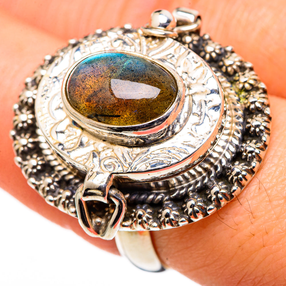 Labradorite Rings handcrafted by Ana Silver Co - RING98888