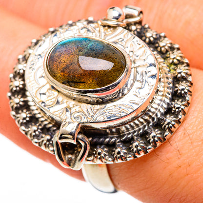 Labradorite Rings handcrafted by Ana Silver Co - RING98888