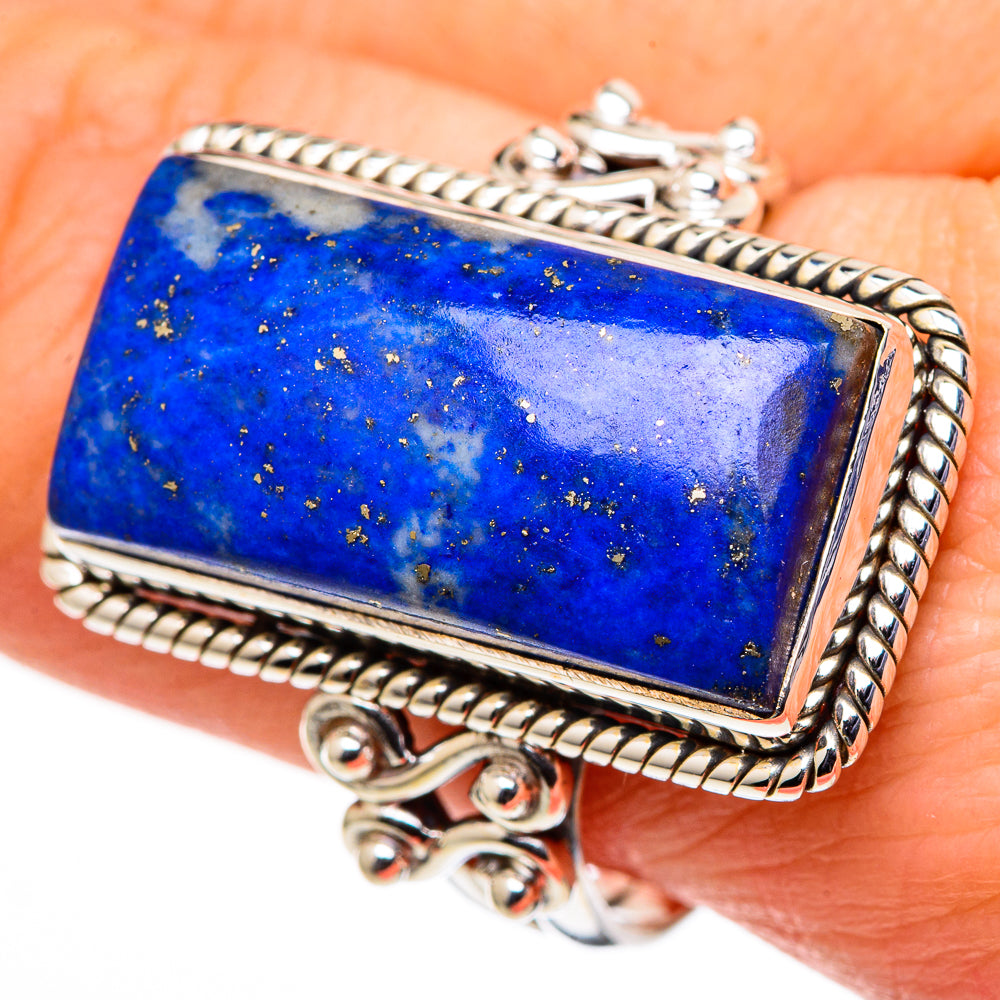 Lapis Lazuli Rings handcrafted by Ana Silver Co - RING98890